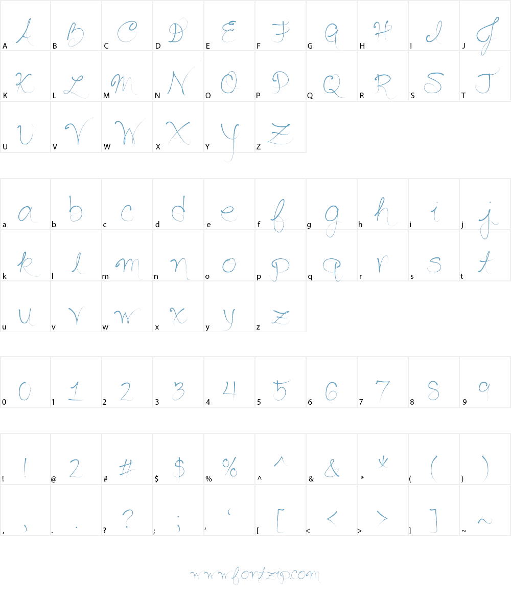 Seriously Delirious Font Character